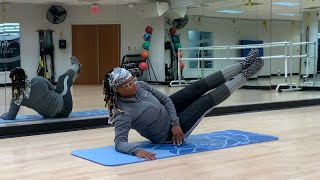 10Minute Pilates Core HIIT Workout No Equipment [upl. by Carthy]