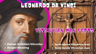 Vitruvian man Facts  Leonardo Da Vinci  Roman Architect Vitruvius [upl. by Vanna]