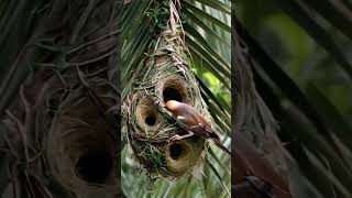 Home Sweet Nest Watch This Bird Build Magic birds wildbirds cutebirds birdslover wildbirdlife [upl. by Notrem]