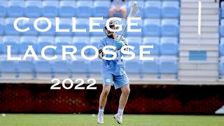 College Lacrosse Highlights 2022 [upl. by Ribble]