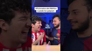 Aficionados del Real Madrid vs Barça vs Atlético deporte [upl. by Nichols]