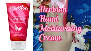 Herbion Hand Moisturizing Cream Reviews [upl. by Galanti]