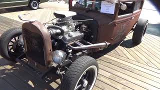 WILDWOOD BOARD WALK CAR SHOW 2024 RADICAL ROD [upl. by Kcim]