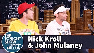 Nick Kroll and John Mulaney Describe the Essence of Their Broadway Show [upl. by Eliam]