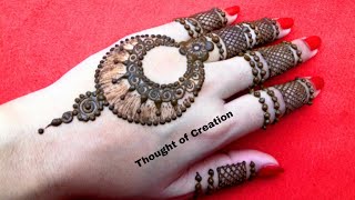 Earrings Style Jewellery Mehndi DesignRamzan Special Mehndi Design [upl. by Eidnac]