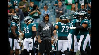 Injured Philadelphia Eagles work out at practice [upl. by Yremrej]