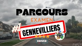 BIS 1 PARCOURS DEXAMEN DU PERMIS B GENNEVILLIERS [upl. by Ilojne125]