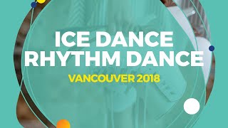 Marjorie Lajoie  Zachary Lagha CAN  Ice Dance Rhythm Dance  Vancouver 2018 [upl. by Jecho]