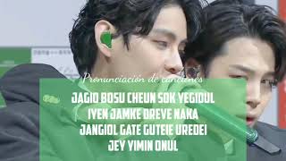 FRIENDS  JIMIN amp V BTS  PRONUNCIACIÓN FÁCIL [upl. by Eaned]