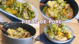 COMMENT faire la recette de PORC en sauce verte  MAKOSSO [upl. by Kaylee]