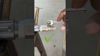 Be sure to remember this trick What to do if the handle on the ball valve breaks [upl. by Oilisab6]