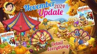 Detail Everything in November Update 2024  hayday supercell [upl. by Bacchus]