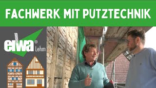 Sichtbares Fachwerk mit Putztechnik Lehm oder Kalk Außen 7 v7 der letzte in der Baucoach Serie [upl. by Ajnotal]