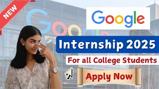 Google STEP Intern  Latest Internships for College Students  By Somya Shekhawat googleinternship [upl. by Artur]