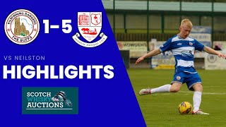 HIGHLIGHTS Kilwinning Rangers 15 Neilston [upl. by Nafri]