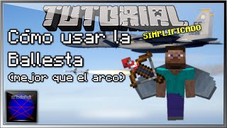 ¿Es la Ballesta mejor que el Arco Tutorial Minecraft  Como usar la ballesta [upl. by Einram]