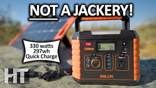 BEST Micro Solar Generator For The BUCK BALDR 330 Watt 297Wh Portable Power Station Review [upl. by Yregerg146]