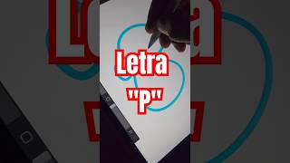 Graffiti letra quotPquot grafittiart streetart youtubeshorts lettering ipadlettering ipad art [upl. by Edda]