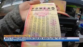 Florida Lottery Ways to make sure luck is on your side  WJAX [upl. by Ronnoc]