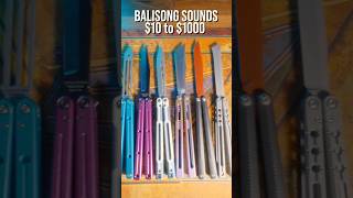 Balisong ASMR  10 to 1000 balisong butterflyknife [upl. by Decca]