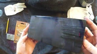 Black Wood Dye Used To Make A Very Clean Black Wood Stain [upl. by Aizti]