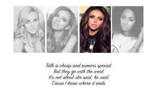 Little Mix  They Just Dont Know You Lyrics  Parts on Screen [upl. by Lothaire966]