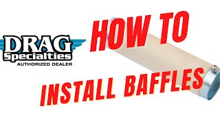 Aftermarket exhaust baffles by drag specialties Test and installation [upl. by Barrington]