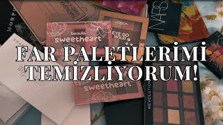 Makyaj Koleksiyonumu Temizliyorum  FAR PALETLERİ [upl. by Aikemehs117]