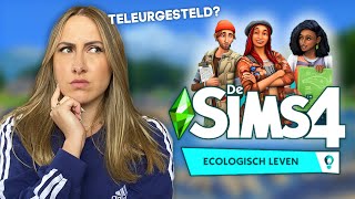 De Sims 4 Ecologisch Leven UITPROBEREN ik weet het nog niet 😬 [upl. by Attoynek286]