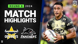 NRL 2024  Cowboys v Panthers  Match Highlights [upl. by Rybma538]