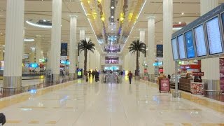 Landing in Dubai International Airport amp Terminal 3 [upl. by Ahsinej726]