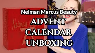 Advent Unboxing Extravaganza  Neiman Marcus Beauty Calendar [upl. by Airbmat841]