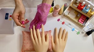 wooden nail salon💅🏻 realistic no talking asmr [upl. by Abbot737]