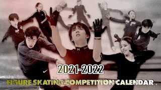 Exciting Figure Skating Events coming up Season 202122 All Competitions Calendar [upl. by Einnep]