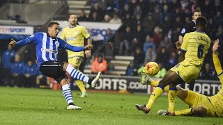 HIGHLIGHTS Wigan Athletic 01 Sheffield Wednesday  Sky Bet Championship Season 201415 [upl. by Sadie]