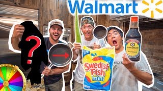 Walmart ROULETTE INGREDIENT Cooking Challenge Catch Clean Cook [upl. by Hnil975]