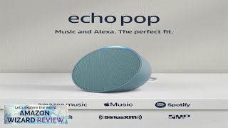 Amazon Echo Pop Full sound compact smart speaker with Alexa Review [upl. by Jarid]