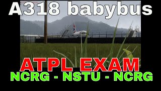 ATPL EXAMS NCRG  NSTU  NCRG  Airbus A318 BAW  P3Dv54 [upl. by Mcdermott508]