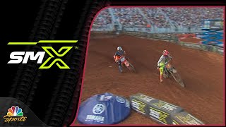 Haiden Deegan dominates in SMX Playoffs Round 1 sweep  Motorsports on NBC [upl. by Giarla407]