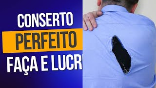 Aprenda Consertar um FuroRasgo em Roupa iniciantes creuzavieira [upl. by Sleinad]