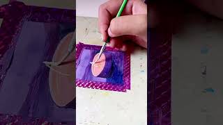 easypainting gouaches art gouaches acrylicpainting candle shorts viralvideo viralshort [upl. by Ruhtracm]