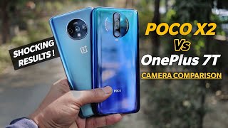 POCO X2 vs ONEPLUS 7T CAMERA COMPARISON  SONY IMX686 vs IMX 586 Best Camera Phone Under 20K [upl. by Sugna]