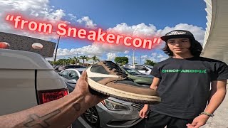 HE TRIED TO SELL ME FKE SHOES SNEAKERCON [upl. by Ethelbert]