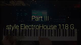 Drums ELECTROHOUSE for THOMANN AKX1100 Part 3 [upl. by Avehs]