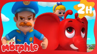 Slimey Elephant Morphle 🐘  Fun Animal Cartoons  MorphleTV  Learning for Kids [upl. by Ronym]