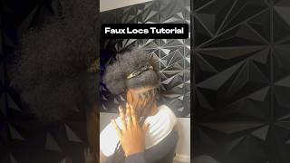 How to Faux Locs  Soft Locs  Knotless Method 🔥 [upl. by Ailak]