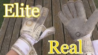 Goalkeeper Glove Review Elite Sport Real [upl. by Elyac]