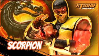 STORM COLLECTIBLES Mortal Kombat Scorpion In Depth Review [upl. by Sirromed405]