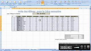 Excel 2007 filtrer un tableau et trier les données [upl. by Sitra898]