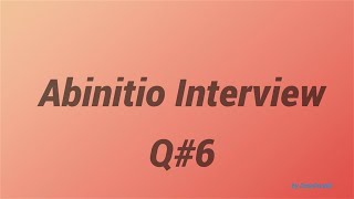 Abinitio Interview Question 6  Building Header Body Trailer Data In Abinitio [upl. by Raina]